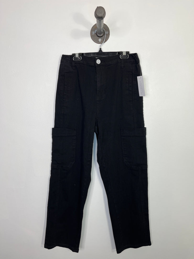 Kreamy Black Utility Jeans