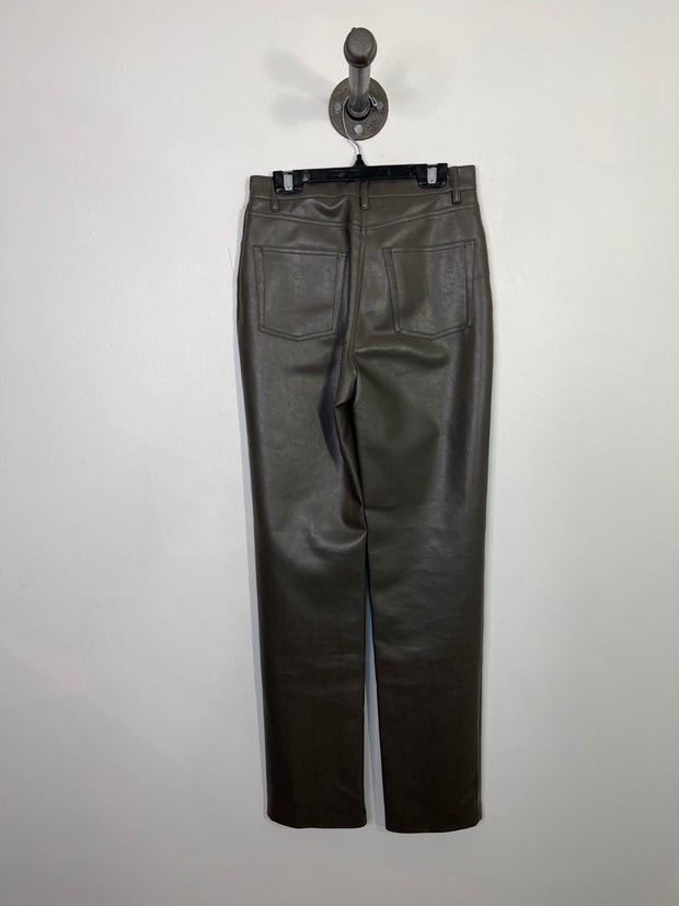 Wilfred Gray Leather Pants