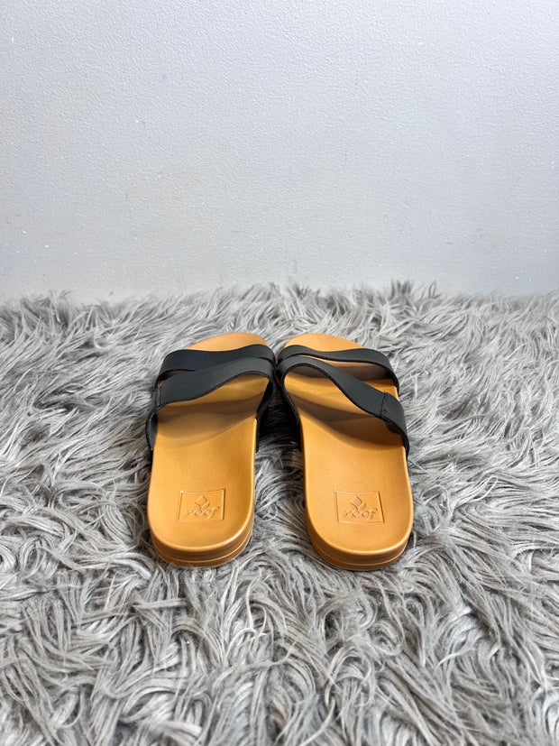 Reef Black Strap Sandals