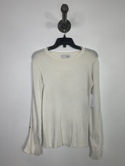 Verc White Ribbed Lsv Shirt