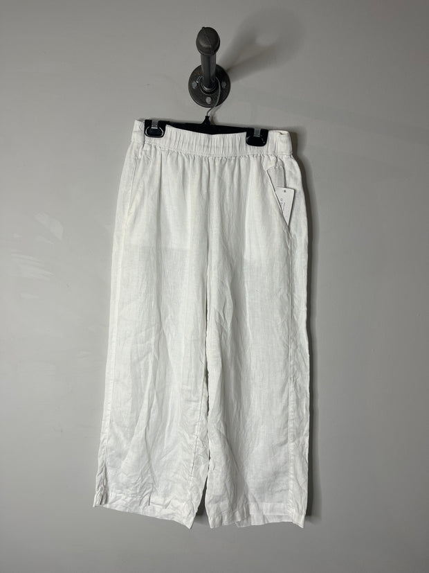 Cynthia White Linen Pants