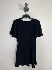 Adelyn Rae Blk Wrap Romper