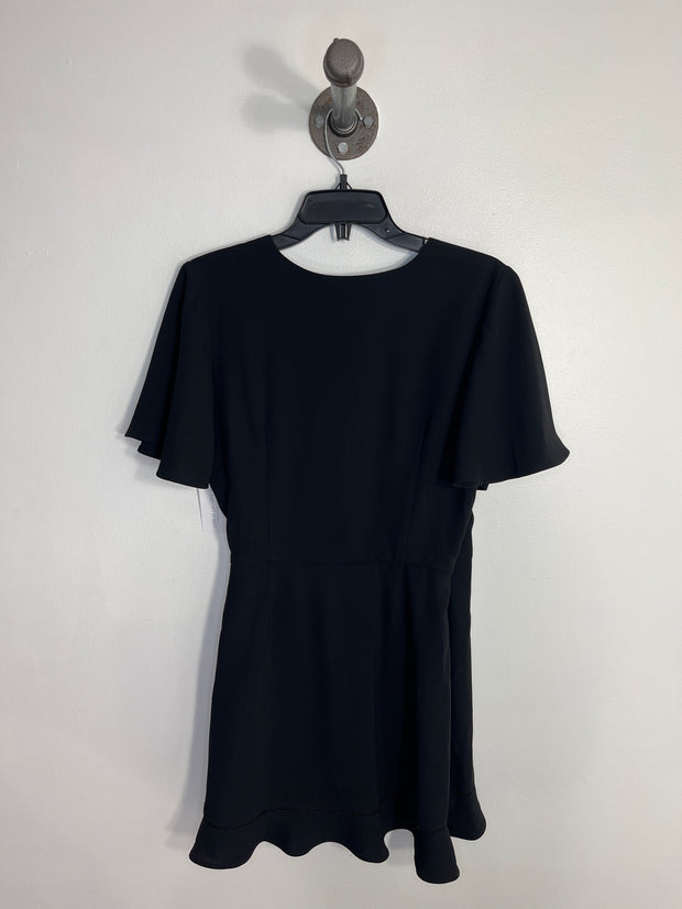 Adelyn Rae Blk Wrap Romper