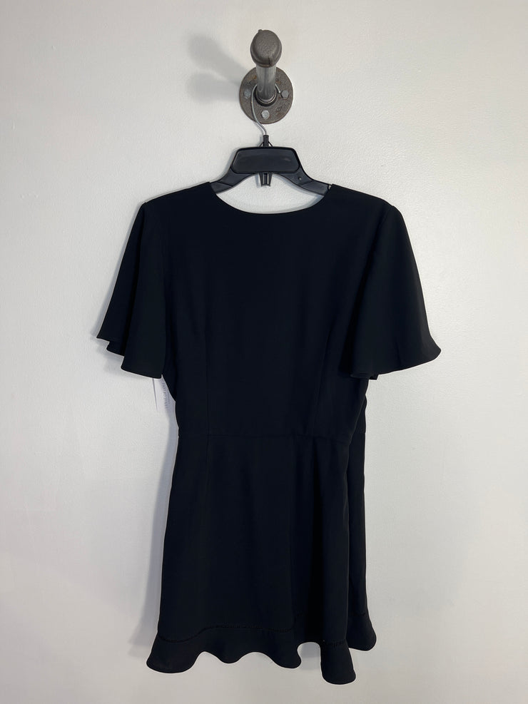 Adelyn Rae Blk Wrap Romper