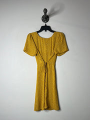 Only Yellow Button-Up Dress
