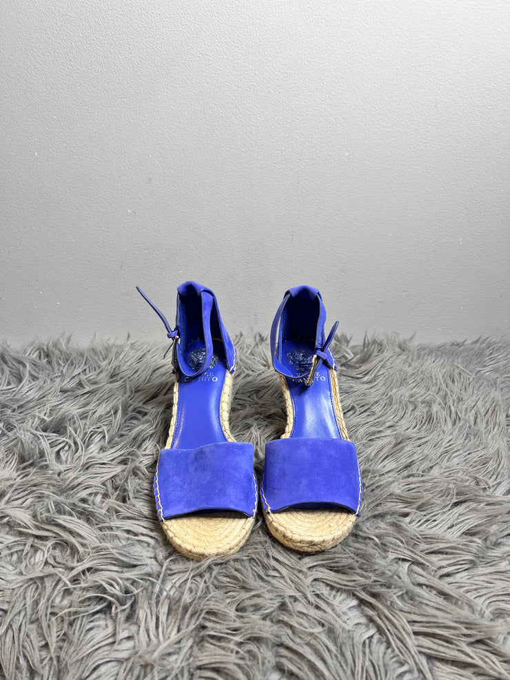 Vince Camuto Blue Wedge Sandal