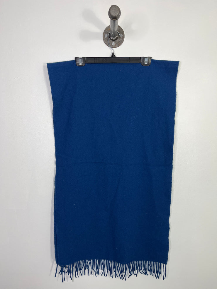 Cusbendale Blue Wool Scarf