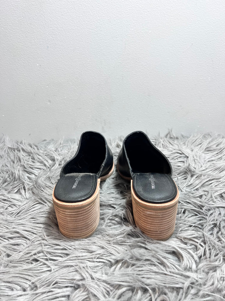 Treasure&Bond Blk Heel Mules