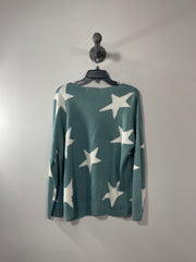 Peach Love Blue Star Sweater