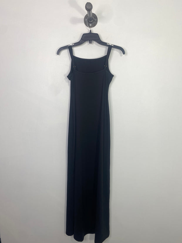 Londre Black Fitted Maxi Dress