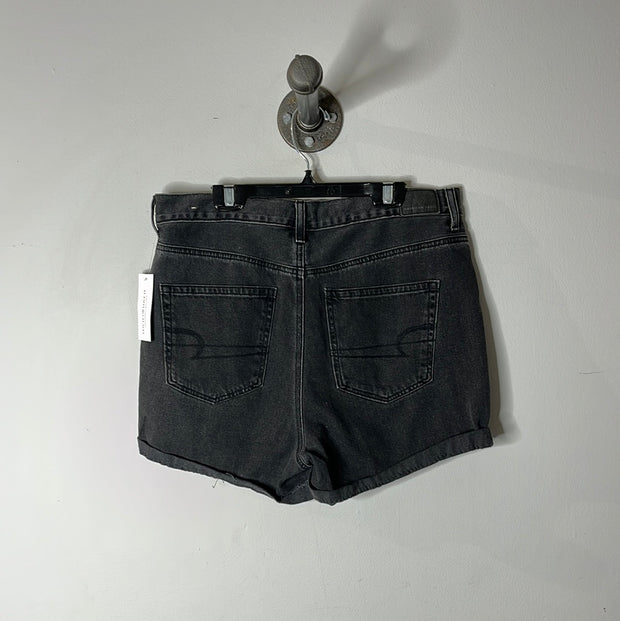 AE Black Denim Shorts