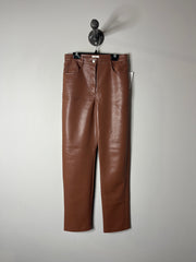 Wilfred Brown Leather Pants