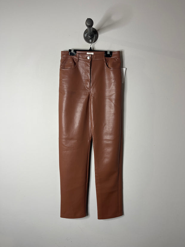 Wilfred Brown Leather Pants