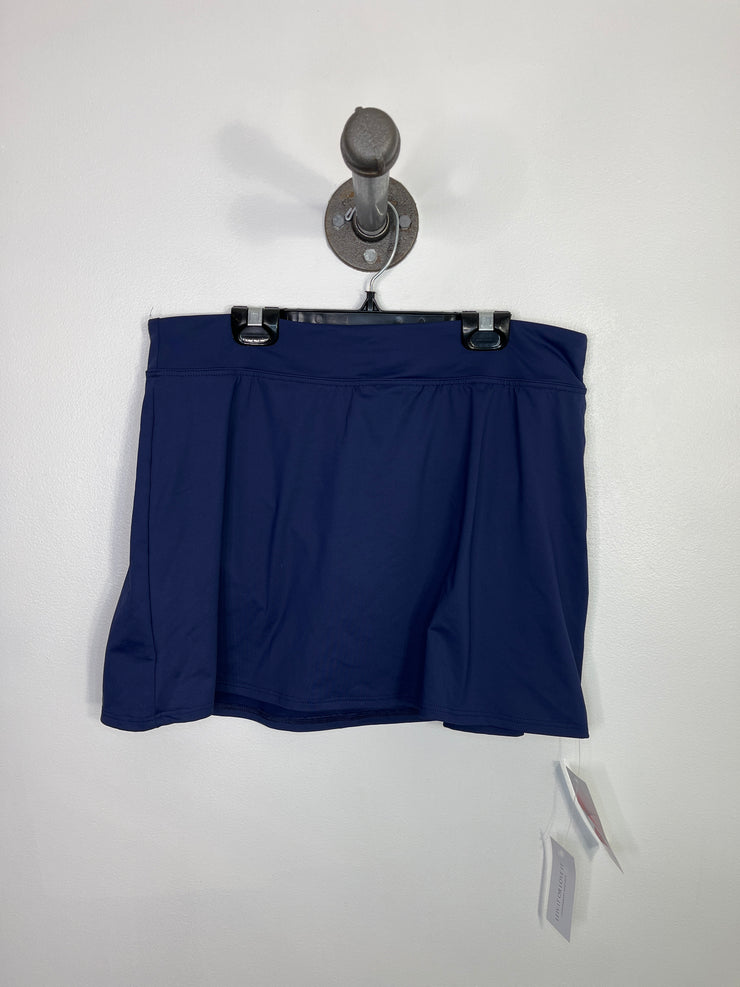Land's End Navy Water Skirt