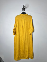 Charlie Yellow Linen Maxi