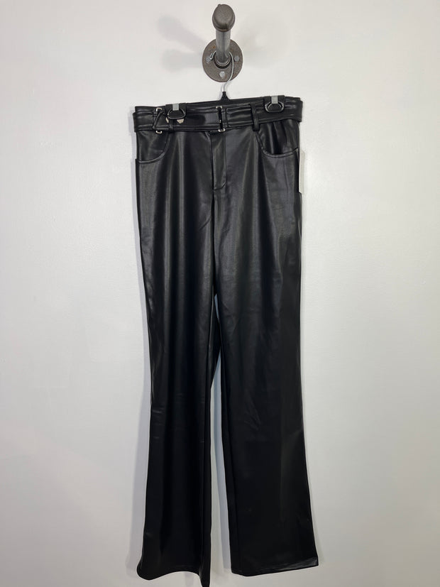 Fashion Nova Blk Pleather Set