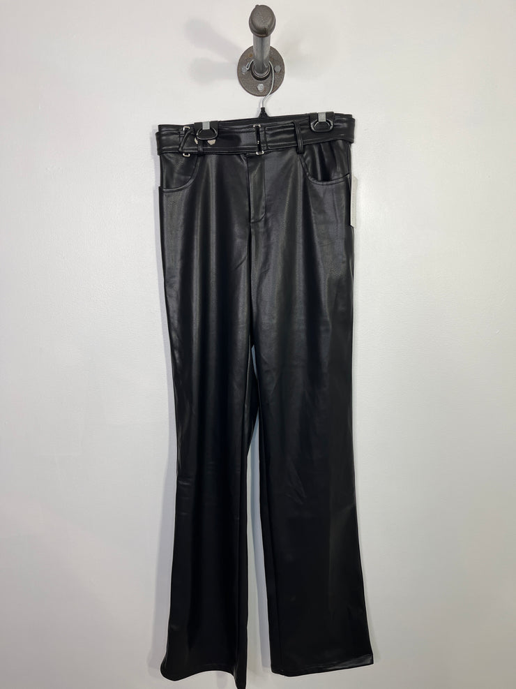 Fashion Nova Blk Pleather Set