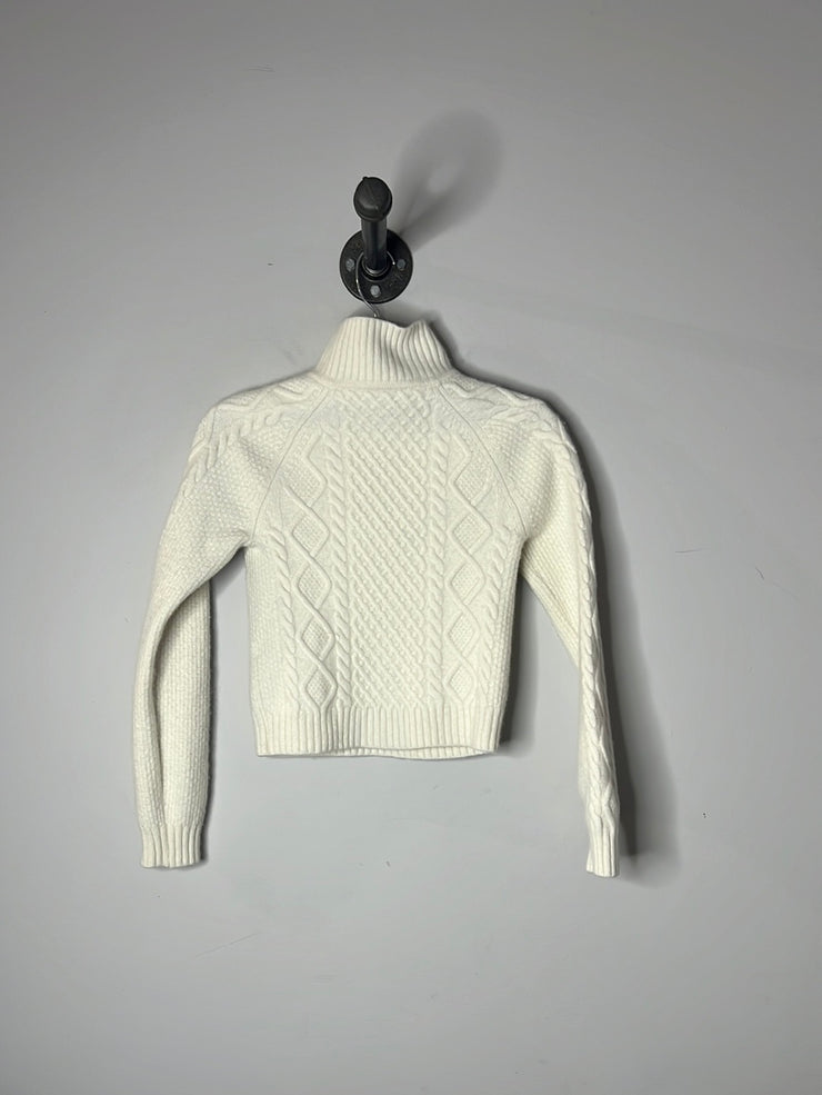 Sunday Best White Wool Sweater