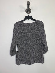 Joie Blk/Wht Pattern Blouse