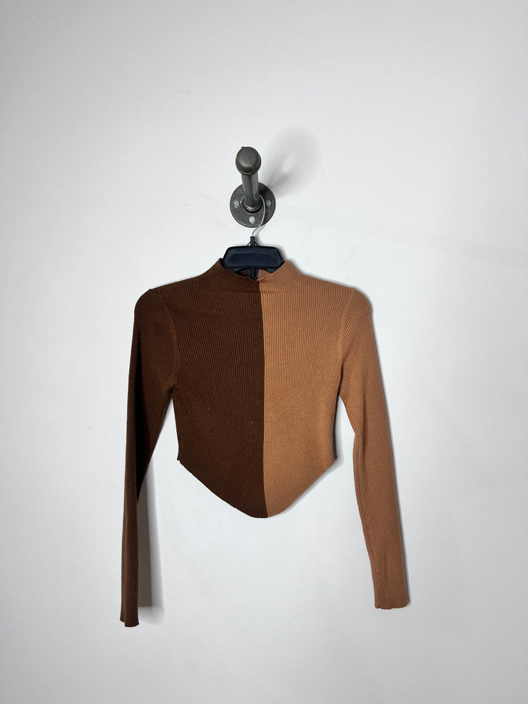 Mimosa Brown Block Lsv Sweater