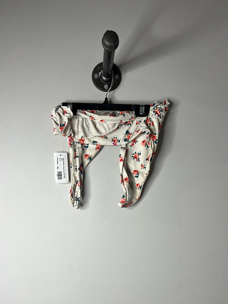 Zaful Crm&Grn Floral Bikini