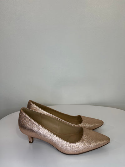 Naturalizer Pink Sparkle Heels