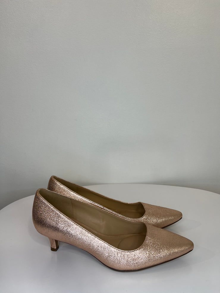 Naturalizer Pink Sparkle Heels
