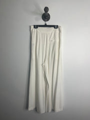 Pantalon large blanc Topshop