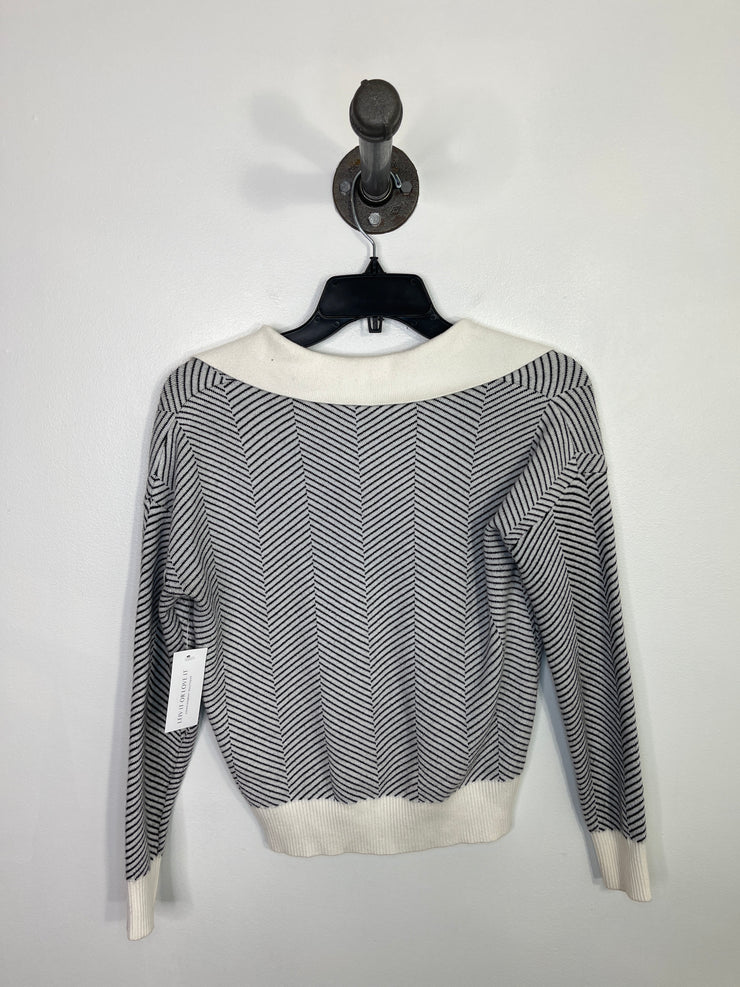 Truth Wht/Gry Pattern Knit