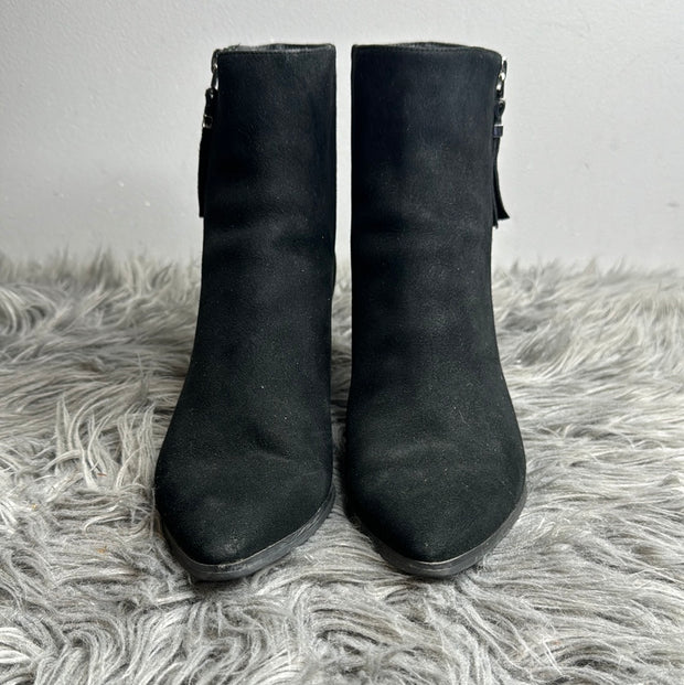 Micheal Kors Black Suede Boots