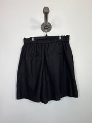 Part Two Black Linen Shorts