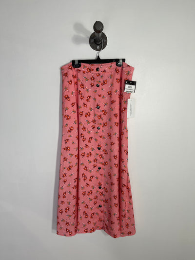 Zara Pink Floral Maxi Skirt