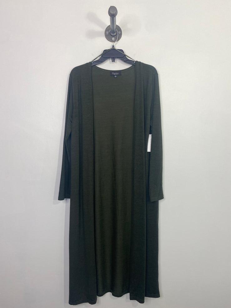 Papillon Green Long Cardigan