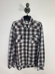 John Lennon Plaid Button Up