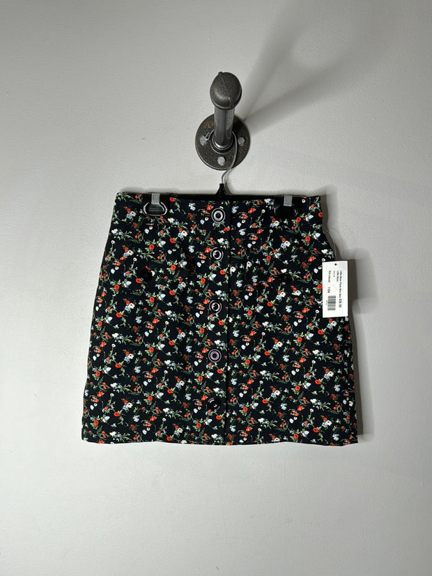 Little Moon Floral Mini Skirt