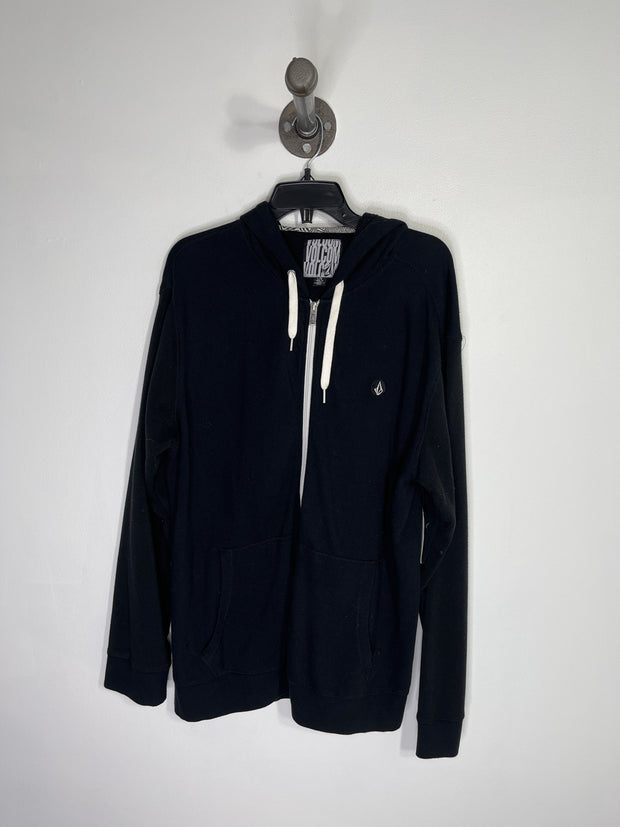 Volcom Blk Zip-Up Hoodie