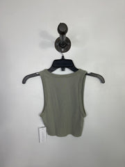 TNA Green Cropped Tank