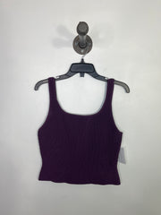 Babaton Purple Ribbed Tank