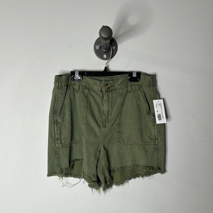 Aerie Green Cut-Off Shorts