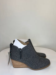 Toms Grey Wedge Heel Boots
