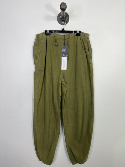 Denim Co. Green Cargo Pants