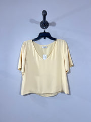 Blusa tipo camiseta amarilla Babaton