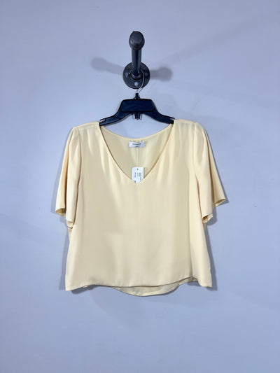 Blusa tipo camiseta amarilla Babaton