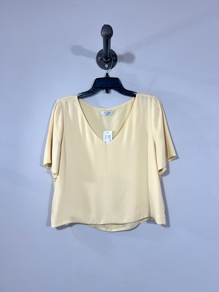 Chemisier T-shirt jaune Babaton