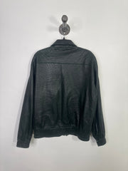 Ocean West Grn Leather Jacket