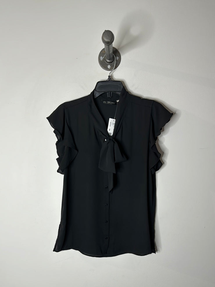 Zara Black T-Shirt Blouse