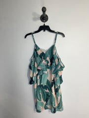 L'atiste Grn/Beig Leaf Dress