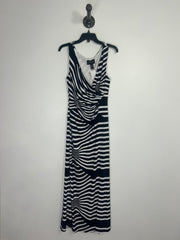 Frank Lyman Blk/Wht Maxi Dress
