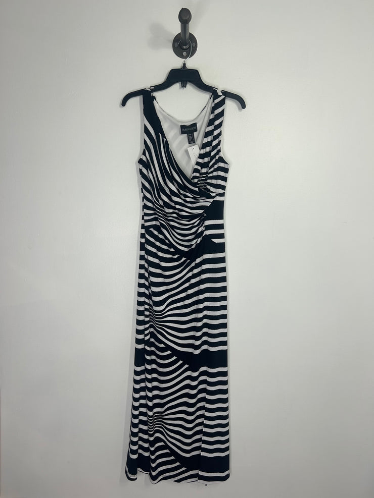 Frank Lyman Blk/Wht Maxi Dress