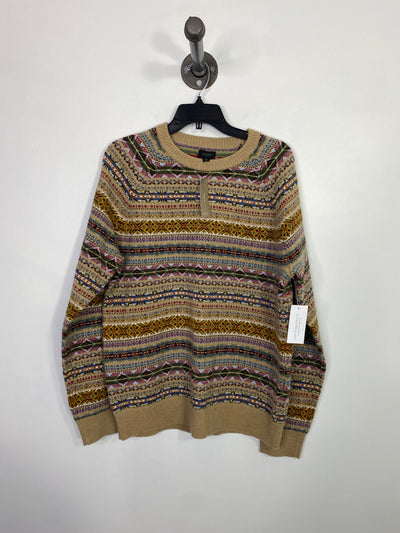 J. Crew Wool Multi-C Sweater